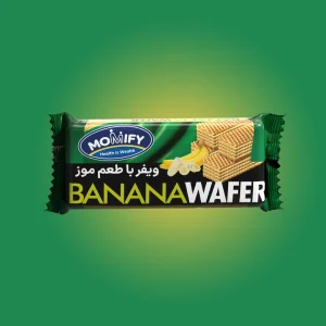 ویفر پذیرایی با طعم موز