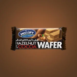 ویفر پذیرایی کاکائو فندوق