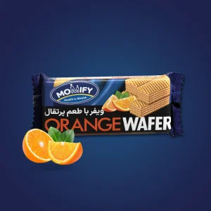 ویفر پذیرایی با طعم پرتقالی