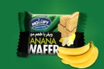 ویفر 40 گرمی موزی  Momify محصولات شکرشکن مازندران ، انواع بیسکویت غلات ، دایجستیو ، تزئینی و کرمدار ، انواع ویفر با طعم های متنوع و دلنشین با برند مامی فای Momify